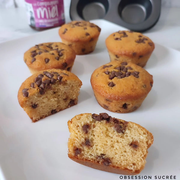 Les muffins au miel et aux pépites de chocolat ! - Menastyl