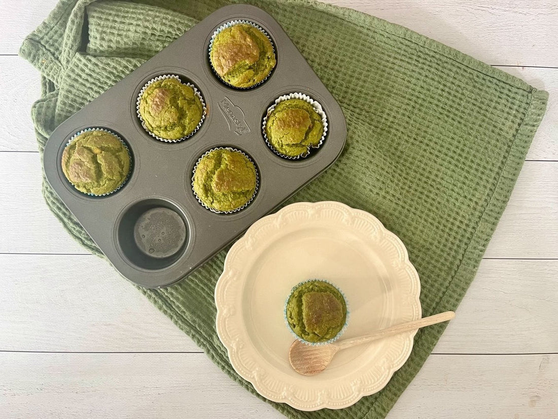Muffins verts protéinés et riches en fibres ! - Menastyl