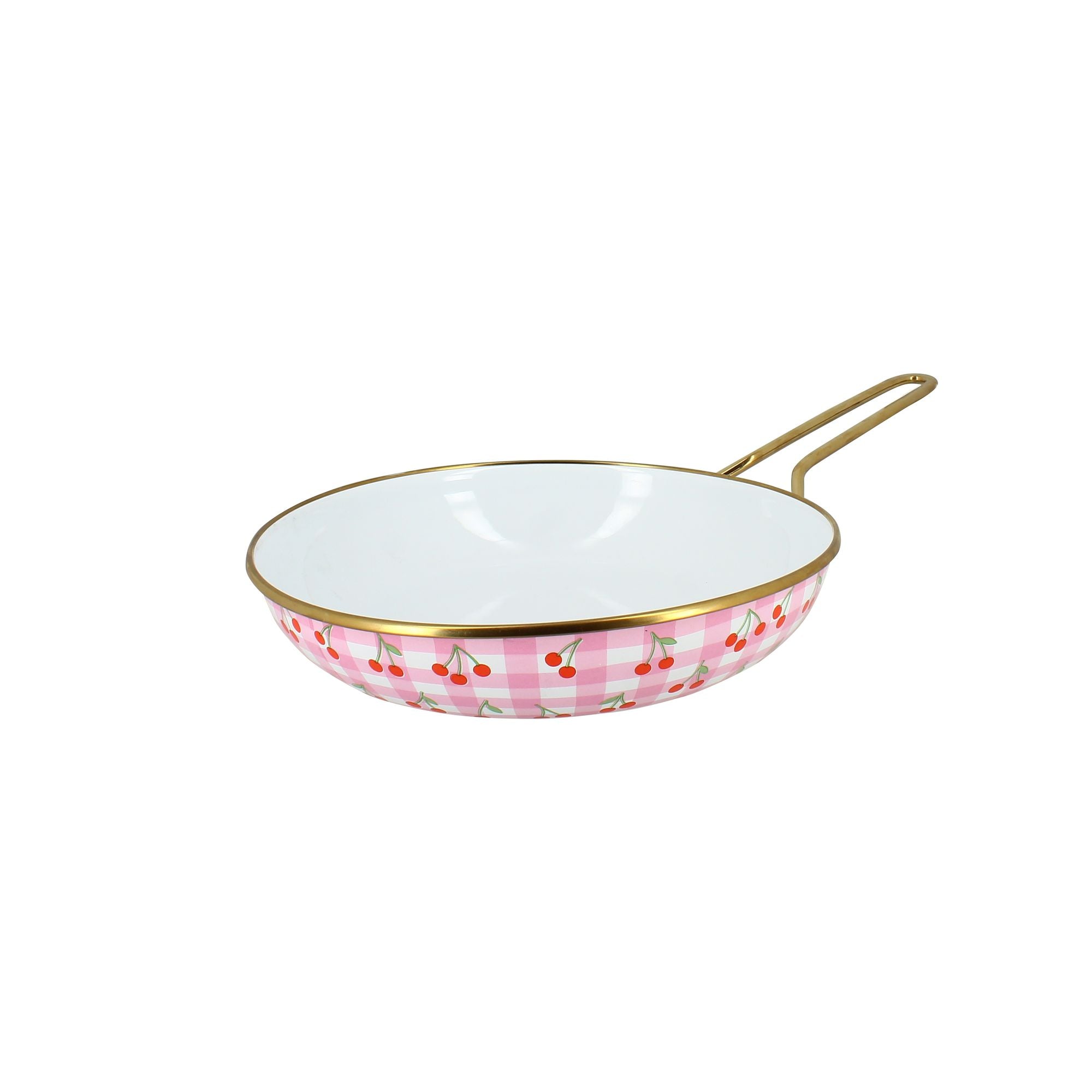 Poêle Vichy Cerise 24cm en acier émaillé