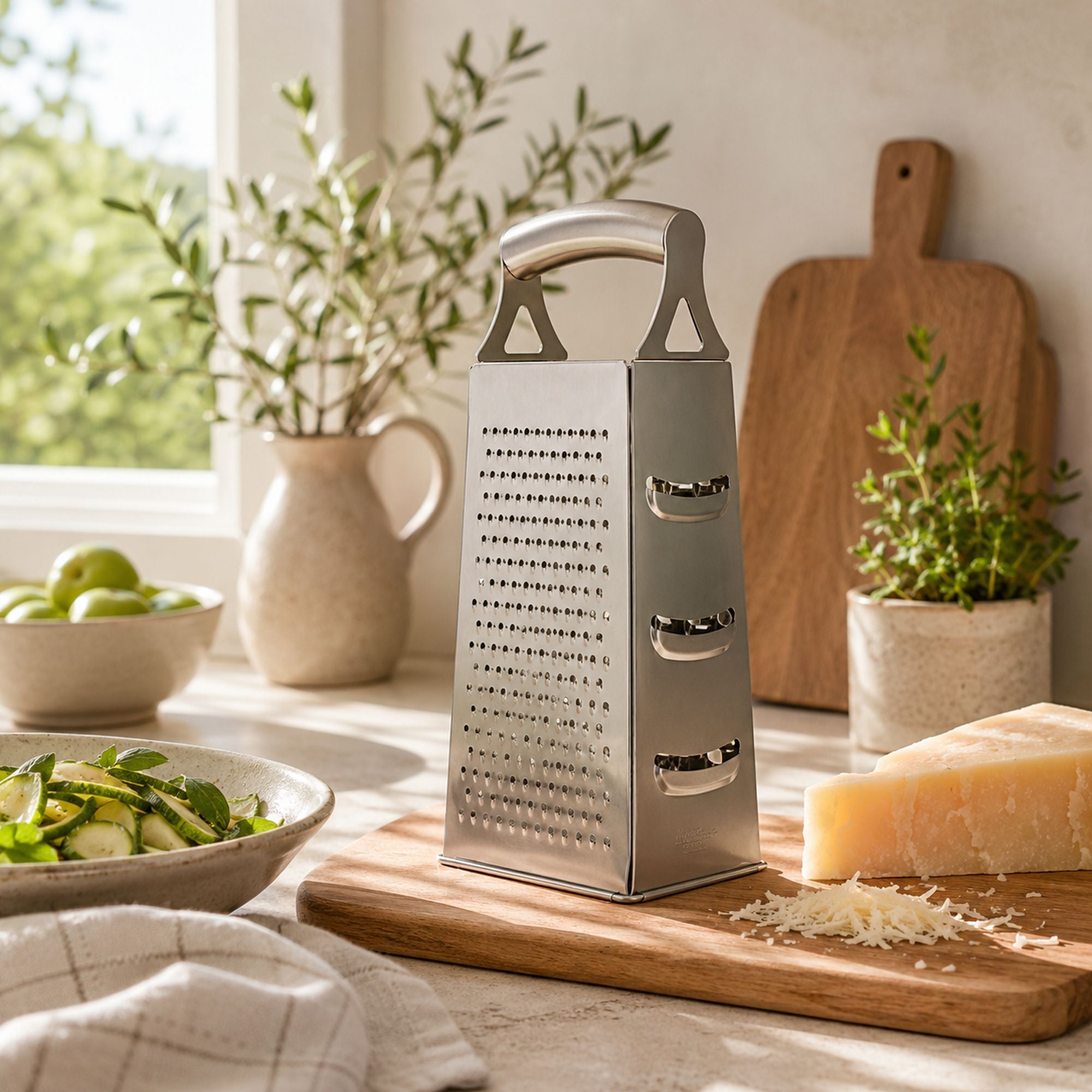 Râpe à fromage en acier inoxydable H25cm