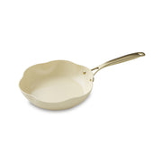 Poêle Dahlia 24 cm en aluminium recyclé beige