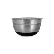 Bol à mélanger en acier inoxydable 18cm avec base antidérapante noire Menastyl, vue de profil sur fond blanc