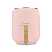 Friteuse à air chaud Colorama 4,5L Menastyl rose pastel, vue de face avec fenêtre de visualisation